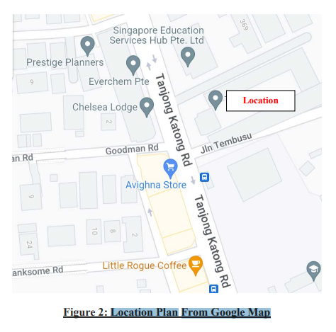 Figure 2: Location Plan From Google Map
