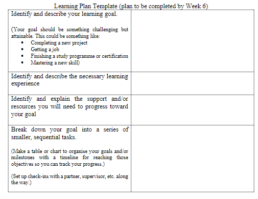  NCO201 Learn to Learn Learn for Life Assignment