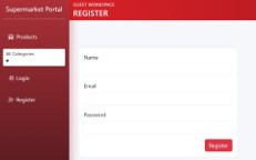 Figure Q1(b) (i): The Register page